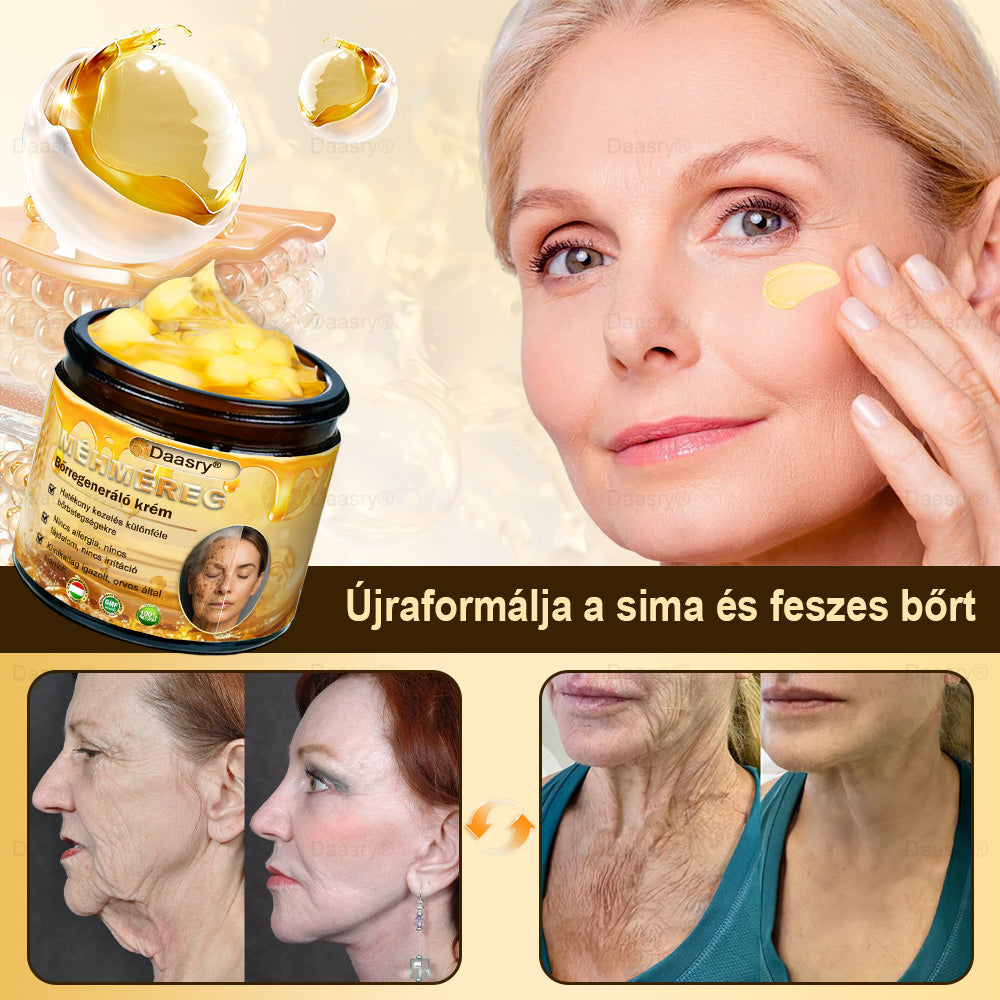 𝓓𝓪𝓪𝓼𝓻𝔂® Méhméreg Bőrjavító Krémkisimítja a ráncokat, hidratál, ragyogóvá teszi a bőrt, hegeket gyógyít, nyugtatja az érzékeny bőrt, és egyenletes tónust ad