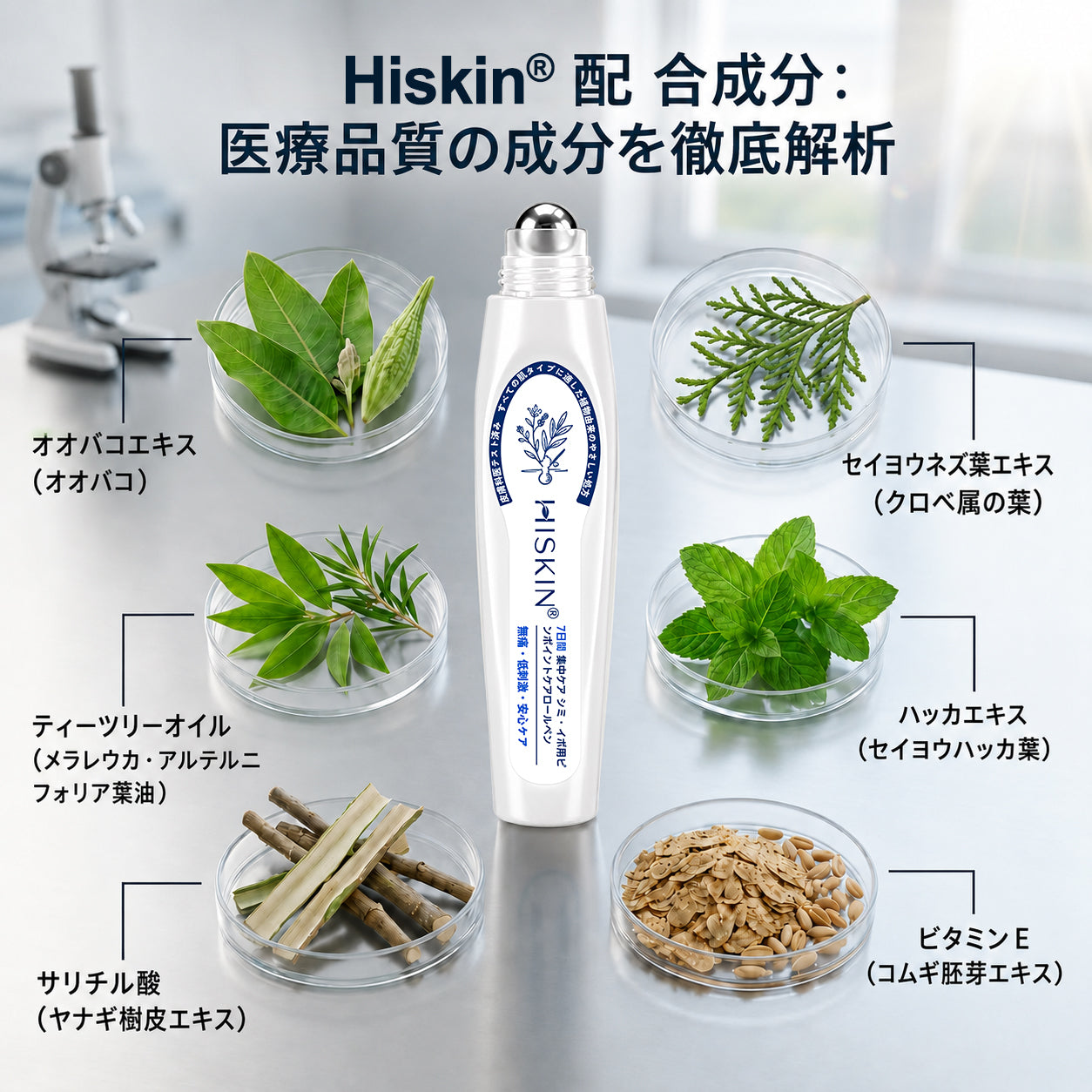👑薬剤師もおすすめ💕 Hiskin® 7日間 タグ＆スポットイレーサー🪄 （痛みゼロ・傷あとゼロを目指すローラーボールタイプ）👩‍⚕️