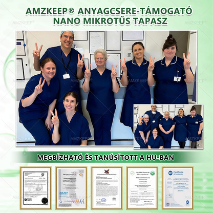 🎊Utolsó esély! Ne hagyd ki ezt a lehetőséget, 50% kedvezménnyel! | AMZKEEP® Moringa · Berberin × NAD+ 10 az 1-ben fejlett nano mikrotűs tapasz